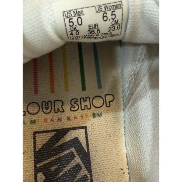 Vans X Flour Shop Old Skool Leather Rainbow Sneakers Shoes Mens 5.0 Womens 6.5 - Picture 6 of 16